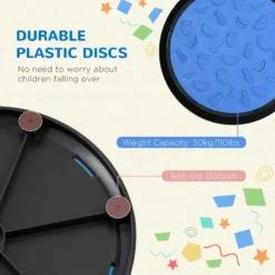 HOMCOM Sensory Balance Step Discs For Kids -Günstiges Grün Ecke Geschäft 0Dqb1018294e799e7 jpg