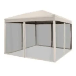 Outsunny 3 X 3(m) Pop Up Gazebo Beige