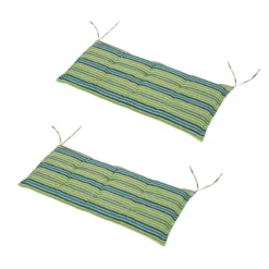 Outsunny Set Of 2 Durable Swing Chair Cushion - Green