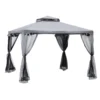 Outsunny Gazebo 3m X 3m Grey