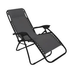 Silver & Stone Bali Valencia Reclining Sun Lounger - Grey