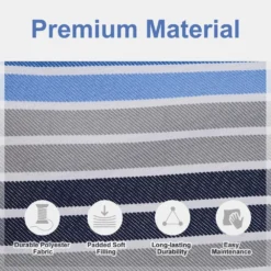 Outsunny Set Of 2 Durable Swing Chair Cushions - Blue -Günstiges Grün Ecke Geschäft 1623856931 36432300