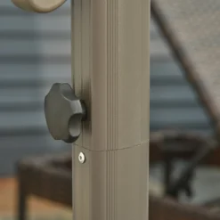 Outsunny Adjustable Angle Hanging Parasol 3 M - Khaki -Günstiges Grün Ecke Geschäft 1624009185 42369800 5aa478a6 9c50 4f6a b794 8c102bac8657