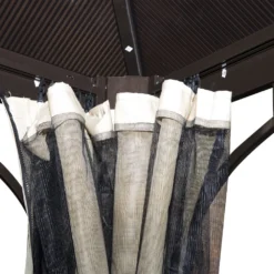 Outsunny Hardtop Gazebo With Side Curtains/ Mosquito Net Panels 3m X 3m -Günstiges Grün Ecke Geschäft 1624009232 06435400 10d5545e 9807 4849 be82 b89cc9725ad2
