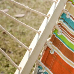 Outsunny Portable Cotton Double Hammock Bed With Pillow - Green -Günstiges Grün Ecke Geschäft 1624009340 10014700 a7ffa6ec 2d2c 4e4d becb 92bce0fa1f45