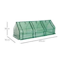 Outsunny Polytunnel Greenhouse -Günstiges Grün Ecke Geschäft 1624009421 46508500 c00da9d9 7649 42e5 9a44 d83710a5277e