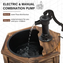 Outsunny Garden Wooden Electric Water Fountain -Günstiges Grün Ecke Geschäft 1624014988 15189500 f6f6cf07 0537 4d64 aab9 95ced33e2ada