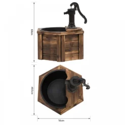Outsunny Garden Wooden Electric Water Fountain -Günstiges Grün Ecke Geschäft 1624014991 86928800 4ba129d2 2b70 432d b383 e981dc2e28e5