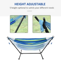 Outsunny Hammock With Metal Stand And Carrying Bag -Günstiges Grün Ecke Geschäft 1624015106 02129000