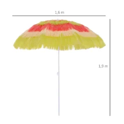 Oasis Hawaiian Style Garden Umbrella Parasol With Tilt - Multi Colour -Günstiges Grün Ecke Geschäft 1624015512 84629000 3b147bdc 9eac 4818 bf7b 1a7e87b9f50d