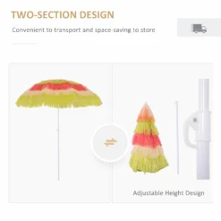 Oasis Hawaiian Style Garden Umbrella Parasol With Tilt - Multi Colour -Günstiges Grün Ecke Geschäft 1624015519 04736200 ae82ecb8 496e 4bc0 b4c1 29a4a8206f2a