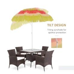 Oasis Hawaiian Style Garden Umbrella Parasol With Tilt - Multi Colour -Günstiges Grün Ecke Geschäft 1624015522 84636800 6d62c49c 2f9c 4bca 87a2 35329146b96a