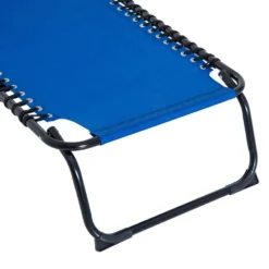 Outsunny Sun Lounger With Pillow - Blue -Günstiges Grün Ecke Geschäft 1624015772 36335600 bb711fd5 09cc 470f a8e6 3db09a897a03