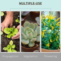 Outsunny Hydroponic Plant Grow Tent 80L X 80W X 160Hcm -Günstiges Grün Ecke Geschäft 1624015788 78961400 26a2923a d359 47d5 bbfa 4b21612170fe