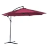 Outsunny UV And Water Resistant Hanging Garden Parasol 3m - Red