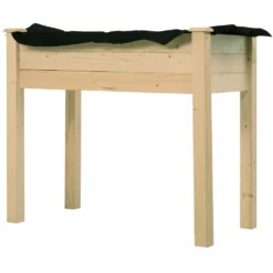 Outsunny Fir Wood Raised Rectangular Plant Stand 86 L X 46 W X 76 H Cm -Günstiges Grün Ecke Geschäft 1624015995 39302100
