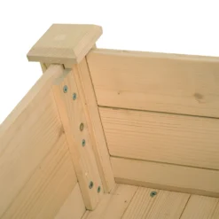 Outsunny Fir Wood Raised Rectangular Plant Stand 86 L X 46 W X 76 H Cm -Günstiges Grün Ecke Geschäft 1624016001 61635700