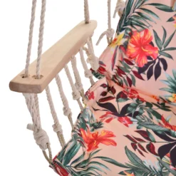 Outsunny Hanging Rope Frame Hammock Chair - Floral -Günstiges Grün Ecke Geschäft 1624016019 65862600 bdcc391f 8a38 4675 acf3 17cf39395576