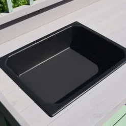 HOMCOM Fir Wood Potting Table 92Lx42.5Wx119.5H Cm Grey -Günstiges Grün Ecke Geschäft 1624016094 44954600