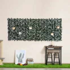 Outsunny Artificial Leaf Trellis - Dark Green 2.4m X 1m -Günstiges Grün Ecke Geschäft 1624016310 52515200 b697a931 e87b 41b1 b3f7 9f6f87a7df15