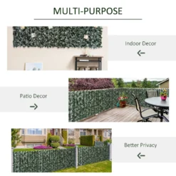 Outsunny Artificial Leaf Trellis - Dark Green 2.4m X 1m -Günstiges Grün Ecke Geschäft 1624016323 92289900 4cb76557 adb2 418f ba8b 2b8a83565507