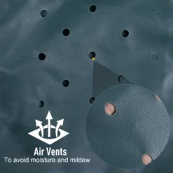 Outsunny PVC Coated Round Furniture Cover- Green -Günstiges Grün Ecke Geschäft 1624028518 00683100