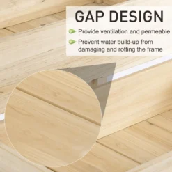 Outsunny 2-Piece Solid Fir Wood Plant Raised Bed -Günstiges Grün Ecke Geschäft 1624029669 28767000 d2188fed eaaf 4a87 890a b636d970f926
