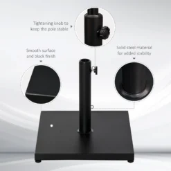 Heavy Duty Steel Adjustable Parasol Base - Black -Günstiges Grün Ecke Geschäft 1624030319 27157300 c3830bb7 2d98 45e5 bba1 e0309660b140