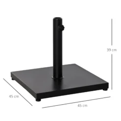 Heavy Duty Steel Adjustable Parasol Base - Black -Günstiges Grün Ecke Geschäft 1624030322 63777100 a8452b27 35e1 44ea 8e81 0803eae46d7e