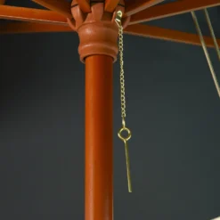 Oasis 3 M X 3 M Double Tier Wooden Umbrella Parasol - Dark Grey -Günstiges Grün Ecke Geschäft 1624030640 32767100