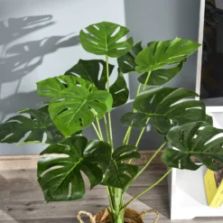OUTSUNNY Artificial Monstera Plant Tree With Pot 85cm -Günstiges Grün Ecke Geschäft 1624032043 00600100 2aa081b5 e4e4 45a1 8d60 56f4e7ff5cd2