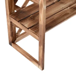 3 Tier Wooden Flower Stand -Günstiges Grün Ecke Geschäft 1624032045 76252300