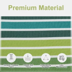 Outsunny Set Of 2 Durable Swing Chair Cushion - Green -Günstiges Grün Ecke Geschäft 1624268932 27171200 42351e21 3392 4624 9dcd 677bc7f01b34