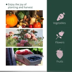 Outsunny Tunnel Greenhouse Green Grow House Steel Frame Garden Outdoor 200 X 100 X 80cm -Günstiges Grün Ecke Geschäft 1624274764 54098900 fe00b0a0 b6a4 4d92 90e1 ee96e665f9ba