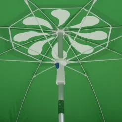 Oasis 1.9 M Beach Umbrella Parasol With Ajustable Angle And Carry Bag - Green -Günstiges Grün Ecke Geschäft 1624274827 62513400