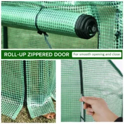 Steel Frame Mesh Cover Greenhouse - Green -Günstiges Grün Ecke Geschäft 1624274857 75074900
