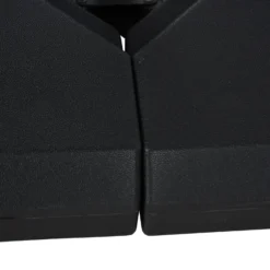 Outsunny 4PCs Fillable Parasol Base W/ Steel Cross Base Garden Umbrella Stand Weight Umbrella Sand Water Plastic Black -Günstiges Grün Ecke Geschäft 1624275436 51281900 289b1581 ae26 401a 9341 3e4d33709e77