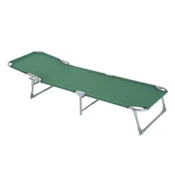 Outsunny Portable Adjustable Lounger,Oxford Cloth-Green -Günstiges Grün Ecke Geschäft 1645297836 92471700