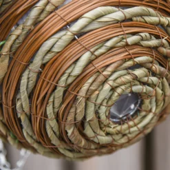 HOMCOM Pack Of 2 Artificial Lisianthus Flowers Hanging Planter With Basket For Indoor Outdoor Decoration Home Garden -Günstiges Grün Ecke Geschäft 1645425344 13266300