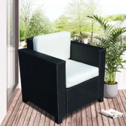 Outsunny Rattan Single Sofa Armchair -Günstiges Grün Ecke Geschäft 1Dt6ff17eecc2a29a