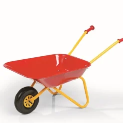 Rolly Toys Child's Red Metal Wheelbarrow