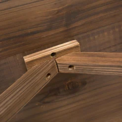 Outsunny Patio Table - Brown -Günstiges Grün Ecke Geschäft 275e530dcf0c830ede5e4853ec419bdb