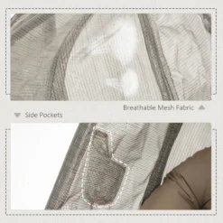 Outsunny Hanging Egg Chair Khaki -Günstiges Grün Ecke Geschäft 2KN7561801c81fd3d jpg