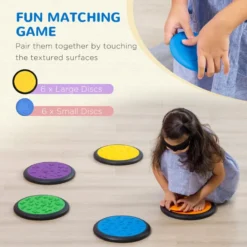 HOMCOM Sensory Balance Step Discs For Kids -Günstiges Grün Ecke Geschäft 2qM88c18294e799e7 jpg