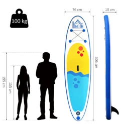 Homcom Inflatable Paddle Board -Günstiges Grün Ecke Geschäft 3 2 124cb679 7168 469d a602 c4e575b085c3