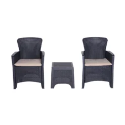 Outsunny- Three Piece Garden Coffee Set