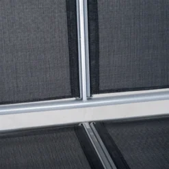 Outsunny-3 Seater Steel Swing Bench - Black -Günstiges Grün Ecke Geschäft 3fUfc91859f731263 jpg