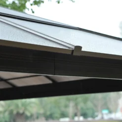 Outsunny 3.6 X 4m Hardtop Gazebo Canopy With Polycarbonate Roof And Aluminium Frame, Garden Pavilion With Mosquito Netting And Curtains -Günstiges Grün Ecke Geschäft 3n655517e906a85c8 bd4dc3ec 02fa 44b3 b04c 6d0658a409e5