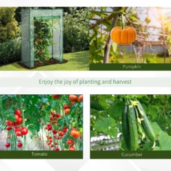 Outsunny Mini Greenhouse 100 X 50 X 150cm - Green -Günstiges Grün Ecke Geschäft 3xMb1017edc607ea3 jpg