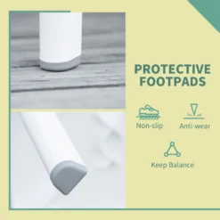 Outsunny Patio End Table - White -Günstiges Grün Ecke Geschäft 4 2 3a6dcbd4 2ebe 4e69 be71 5897b2ae5598